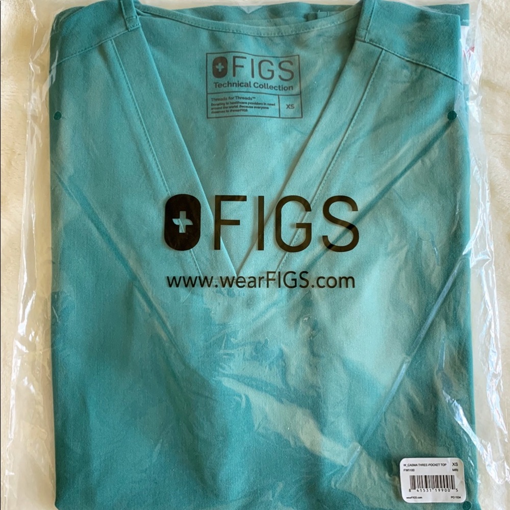Figs Women’s Scrub Top Casma Marine XS